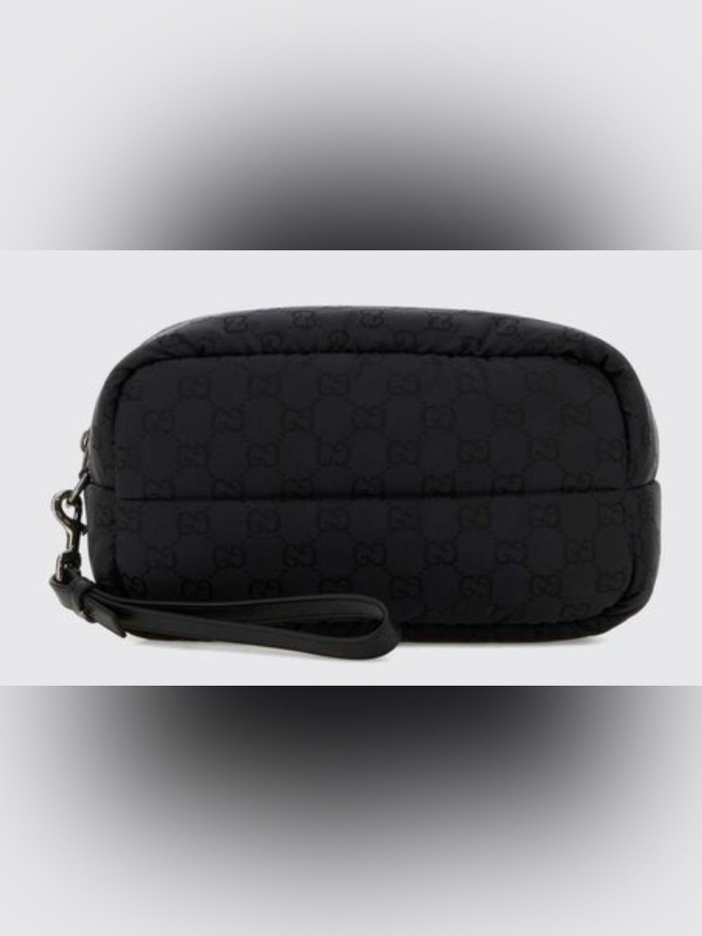 GUCCI Black GG Nylon Puffer Belt Bag NEW